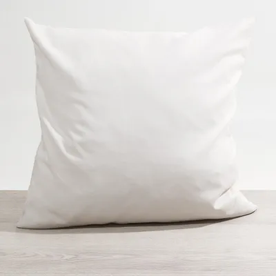 Produktbild von Kissen Deko von Lysel - weiß Uni Jerada 50x50 Polyester kissenbezug Dekokissen