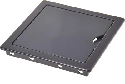 Obrázok produktu pre Aqbau® Kontrolné dvierka Kontrolná klapka ABS plast Kontrolné dvierka na údržbu grafit 15 x 15 cm