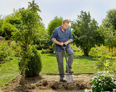 Produktbild von Gardena 17012-20 Schaufel/Kelle Entwässerungsschaufel Stahl Schwarz (17012-20)