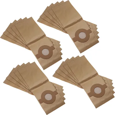 Produktbild von vhbw 20x Staubbeutel Ersatz für Nilfisk Alto 3020022403 für Staubsauger - 23,5cm x 16cm braun