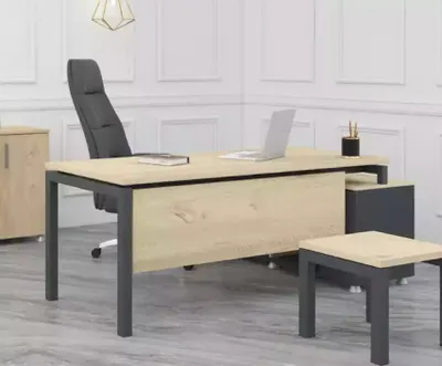 Produktbild von Eckschreibtisch Tisch Büro Tische Schreibtische Möbel Chefschreibtisch
