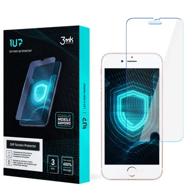Produktbild von 3mk Display Schutzfolie 1UP für Apple iPhone 7 Plus transparent Gaming (3 Stück)
