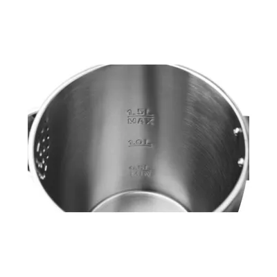 Obrázok produktu pre Eta ETA459590000, 1,5 L, 2200 W, Čierna, Nerezová oceľ, Indikátor úrovne vody, Zabezpečenie proti prehriatiu