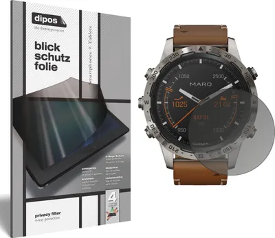 Produktbild von Blickschutzfolie für Garmin MARQ Adventurer matt Schutzfolie Folie Display Schutz dipos