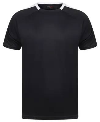 Produktbild von Finden & Hales - "Team" T-Shirt für Herren/Damen Uni LT4428 (L) (Schwarz/Weiß)
