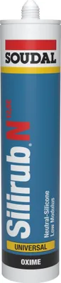Produktbild von Soudal Bausilikon Silirub N 12,5E 300mL transparent 120718