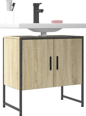 Obrázek produktu pro Spodní skříňka pod umyvadlo Sonoma dub 60x33x60 cm materiál na bázi dřeva