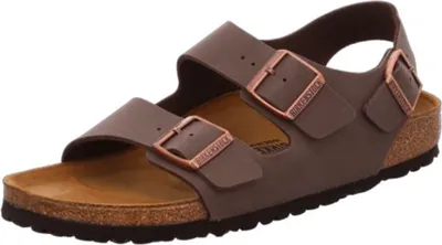 Produktbild von Birkenstock Milano Mocca Birko-Flor/Nubuk Größe: 48 Schmal