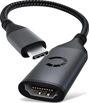 Produktbild von USB C Kabel 15cm kompatibel mit TV, Camera, DVD / Blu-ray Player, Gaming Console & Co. - HDMI > micro HDMI HDMI Kabel 2.0 Videokabel