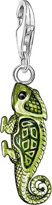 Immagine prodotto di Thomas Sabo 0839 Ciondolo Charm Camaleonte Argento Verde Smaltato