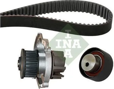 Produktbild von INA Zahnriemensatz + Wasserpumpe für Abarth Alfa Romeo Fiat Lancia Opel Jeep