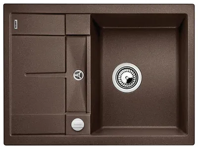 Zdjęcie produktu dla BLANCO METRA 45 S Compact, Zlew wpuszczany, Silgranit, Brązowy, Odwracalny, 45 cm, Niemcy