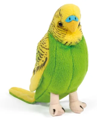 Image de Perruche jaune en peluche Living Nature avec sons