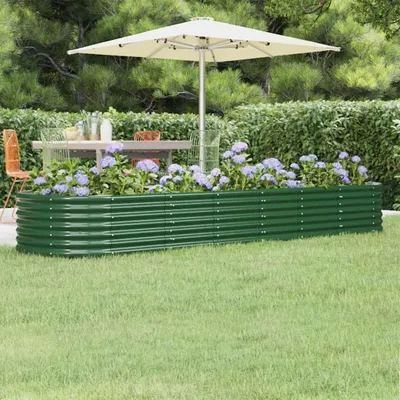 Immagine prodotto di VIDAXL -Planungsbox 296x80x36 cm Pulver -Stahlgrün