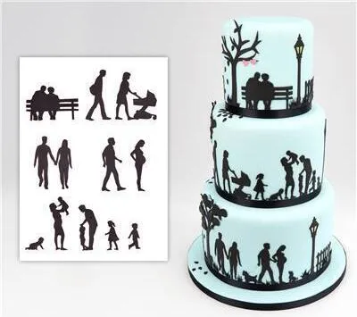 Produktbild von Patchwork Cutters Familie Silhouette Set