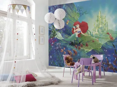 Zdjęcie produktu dla Tapeta Komar "Zamek Ariel", bunt, 368 x 254 cm; 8-4021