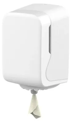Produktbild von Handtuchspender SemyTop Mini Centerpull - weiß - für Handtuchrollen bis Ø16cm