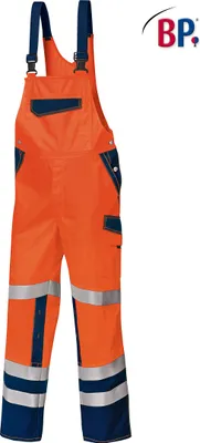 Produktbild von BP® Latzhose - warnorange/dunkelblau - 54s