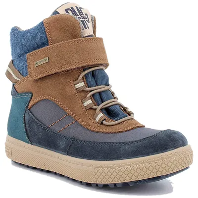 Produktbild von Primigi Gore-Tex Barth GTX Jungen Wasserdichter Winterstiefel Blau/Braun, 2386500 - Gr. 34