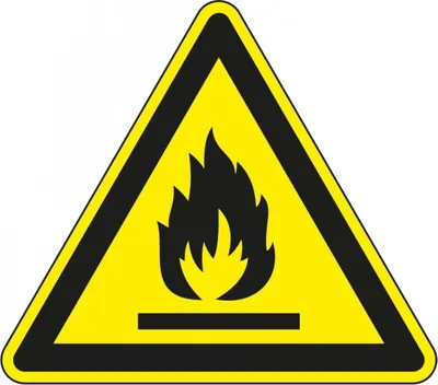 Produktbild von Dreifke® Schild I Warnschild Warnung vor feuergefährlichen Stoffen, Aluminium...
