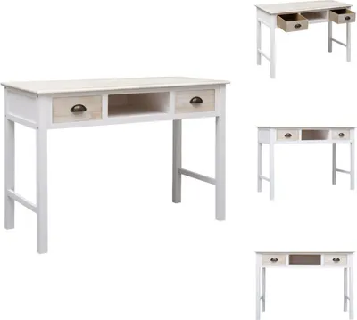 Image de vidaXL Table console 110x45x76 cm bois - Tables d'appoint