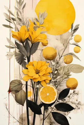 Produktbild von Plakat 20x30cm Zitrus Freude