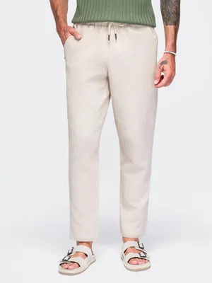 Imagen del producto de Pantalones Herrenhosen OMBRE OM-PACP-0310, color crema, talla XXL