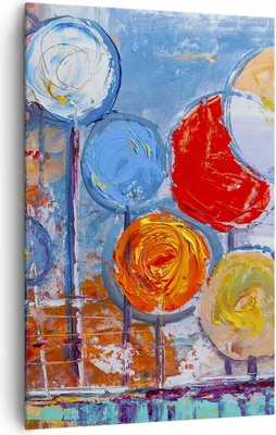 Produktbild von Bild auf Leinwand - Leinwandbild - Einteilig - Abstraktion modern - 80x120cm - Wand Bild - Wanddeko - Wandbilder - Leinwanddruck - Wanddekoration - Leinwand bilder - Wandbild - PA80x120-4013