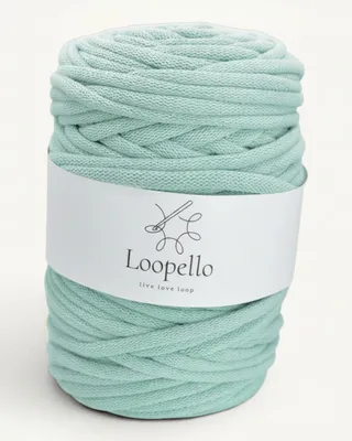 Produktbild von Loopello Baumwollkordel Pro 9 mm 100 m – Mint