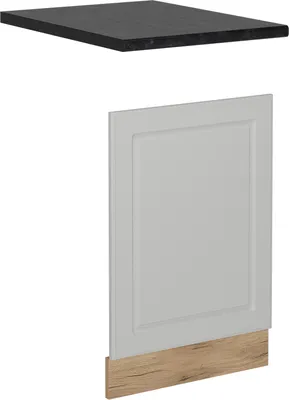 Produktbild von Frontblende Vicco R-Line Weiß Landhaus 45 cm , AP Anthrazit, Model 53396