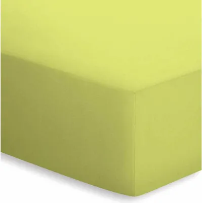 Produktbild von schlafgut Jersey-Elasthan Spannbettlaken Spannbetttuch 140x200cm - 160x220cm Kiwischlafgut