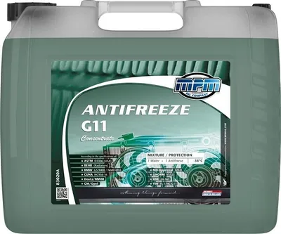 Produktbild von MPM G11 G11 Concentrate Kühlmittel Kühlerfrostschutz 20L Blau -38° (50%)°C Antifreeze Konzentrat G11