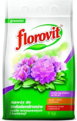 Produktbild von Florovit Dünger für Rhododendren, Heidepflanzen und Hortensien Beutel 3kg