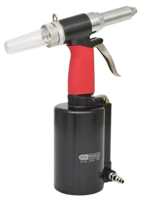 Produktbild von KS Tools 515.3101, Schwarz, Rot, Edelstahl, 5.6,2.4,3.2,4,4.8 mm, Aluminium, Edelstahl, Stahl, 6,3 bar, 1,9 cm, Druckluft