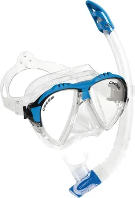 Immagine prodotto di Cressi Matrix e Gamma Snorkel Set Blu Blu Taglia Unica