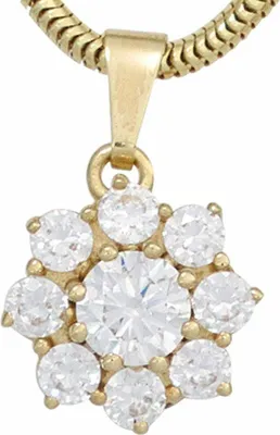 Produktbild von JOBO Anhänger 375 Gold Gelbgold 9 Zirkonia