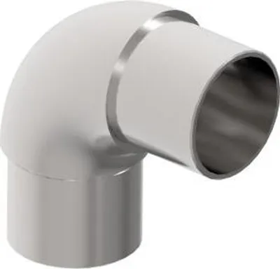 Produktbild von Edelstahl Rundbogen Handlaufübergang 42.