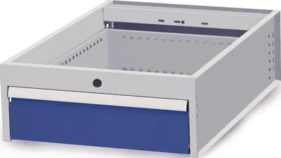 Produktbild von Hängeschublade B541xT736xH208mm lichtblau Vollauszug f.Werkbank