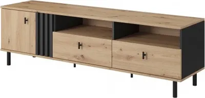 Produktbild von RTV-Schrank MADDIE 165 cm Eiche artisan anthrazit