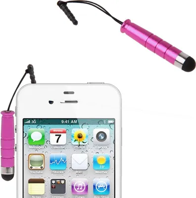 Produktbild von Universal Mini Stylus Touch Pen Eingabestift kapazitive Displays Pink (zB Samsung Galaxy, Note, iPhone, Xperia etc.)