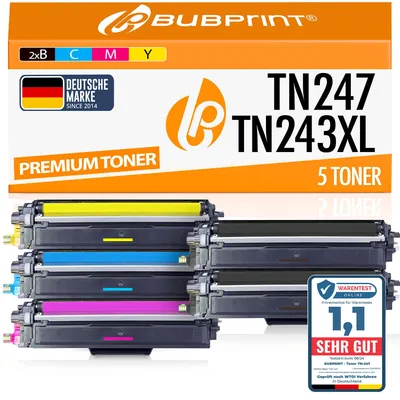 Produktbild von Bubprint Toner kompatibel mit Brother TN-243CMYK TN-247