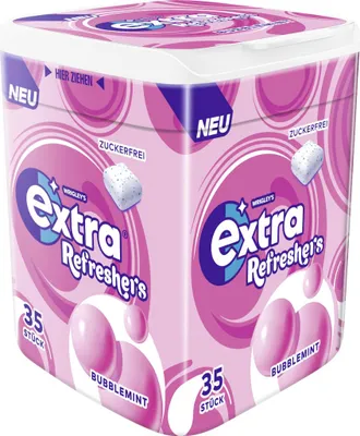 Obrázok produktu pre Wrigley's EXTRA® REFRESHERS Bubblemint plechovka 78g