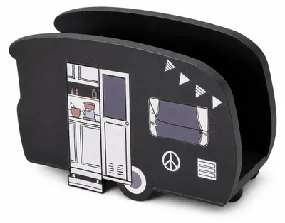 Obrázek produktu pro Držák na ubrousky Vanlife Black 17 x 6 x 10 cm