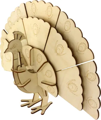 Image de SOL-EXPERT Puzzle en bois 3D Paon
