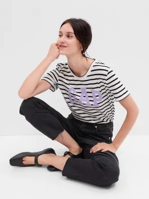 Produktbild von GAP Gestreiftes T-Shirt mit Logo 616788-01__XXS