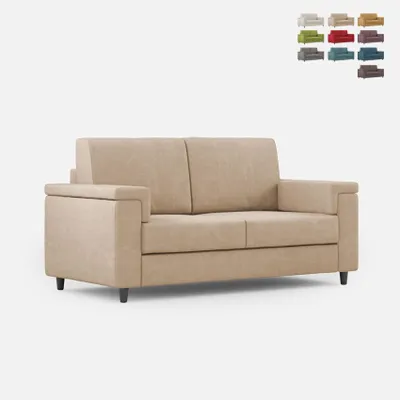 Produktbild von 2-Sitzer Sofa mit abnehmbarem Stoff im modernen Stil Marrak 120 - Beige