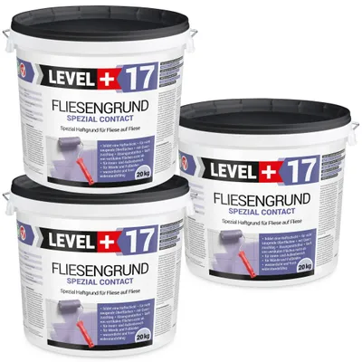 Zdjęcie produktu dla Grunt na płytki ceramiczne 60KG płytka na płytkę OSB FLIESENGRUND Level Plus 17
