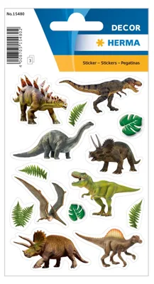 Immagine prodotto di HERMA  15480 HERMA Sticker DECOR "Dinosaurier", aus Papier