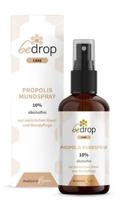 Produktbild von bedrop Propolis Mundspray (alkoholfrei) 30ml zur natürlichen Mundpflege