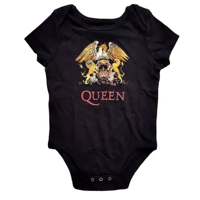 Produktbild von Queen T-Shirt Classic Crest Baby Black 2 Years